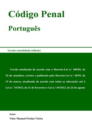 cover image of Código Penal Português